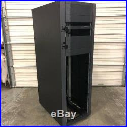 EMC VNX 40U 19 Server Rack Enclosure Cabinet DOOR + SIDE + WHEELS