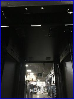 Eaton 42U Server Floor Rack Enclosure Cabinet with Mesh Doors & Solid Sides