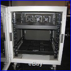 GizMac XRackPro Studio Rack 12U Noise Reduction Rack Mount Enclosure Cabinet