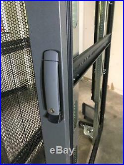 HP 10642 245169-001 42U 19 Server Rack Enclosure Cabinet with Doors & Wheels #2