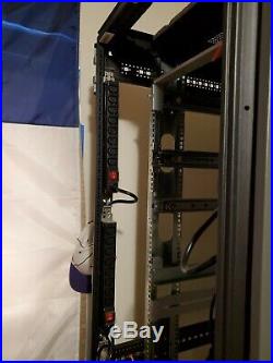 HP 10642 245169-001 42U 19 Server Rack Enclosure Cabinet with Doors & Wheels #4