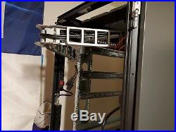 HP 10642 245169-001 42U 19 Server Rack Enclosure Cabinet with Doors & Wheels #4