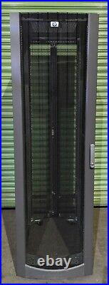 HP 10642 42U Server Rack Cabinet Enclosure With Side Panels 245169-001