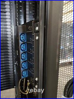HP 42U Rack withSides Doors 2x 208v 30A PDUs 19 Server Enclosure Cabinet 842-1075