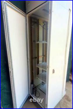 Hoffman Shroff Air Conditioned Electronics Enclosure Server Rack Cabinet $6800+