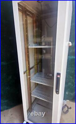 Hoffman Shroff Air Conditioned Electronics Enclosure Server Rack Cabinet $6800+
