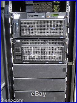 IBM RS6000 36U Server Rack Cabinet Enclosure With Enterprise Server H80, cable
