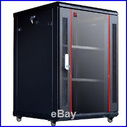 IT & Telecom Server Rack Cabinet Enclosure 18U 18(450mm) Depth. CDM