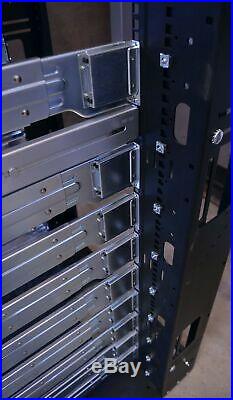 Liebert 50U 19 Server Rack Mount Cabinet Enclosure Rackmount with 18 Rails 92 T