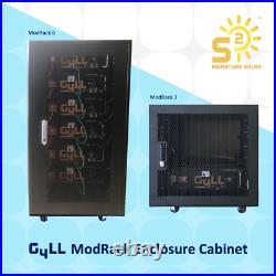 NEW GYLL ModRack 3 Enclosure Cabinet HEAVY DUTY 19in Battery Storage Rack