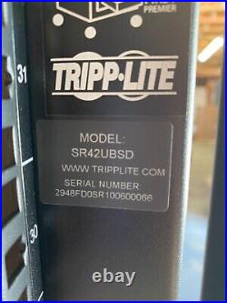 NEW! Tripp Lite SR42UBSD 42U SmartRack Shallow-Depth Rack Enclosure Cabinet