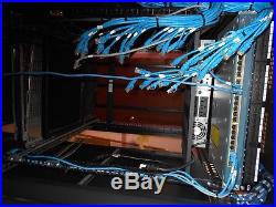 Network Server Cabinet Rack Enclosure mesh Door Lock 39in deep