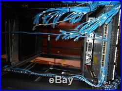 Network Server Cabinet Rack Enclosure mesh Door Lock 39in deep