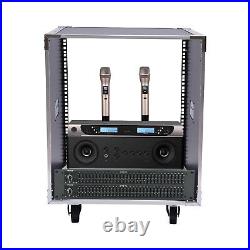 New 12U Rolling Network Server Data Cabinet Enclosure Rack with Built-in Handles