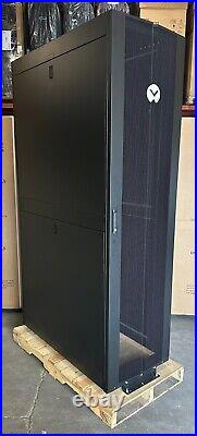 New VERTIV VR3307 Server Rack Enclosure Cabinet 48U 600mmx1200mm Black