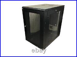 Pair of 18U StarTech Server Rack Cabinet 33in Deep Enclosure Network Cabinet