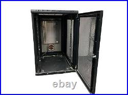 Pair of 18U StarTech Server Rack Cabinet 33in Deep Enclosure Network Cabinet