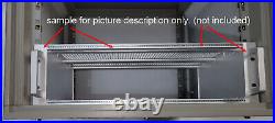 Professional 9U Cabinet Enclosure Rack 22x18x24. The whole frame is aluminum