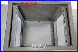 Professional 9U Cabinet Enclosure Rack 22x18x24. The whole frame is aluminum