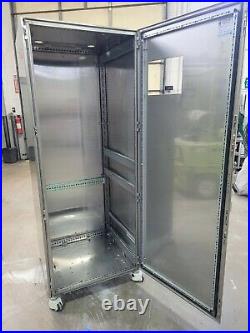 RITTAL SS Stainless Enclosure Cabinet TS-8 TS8 19 rack 2000x800x800 on casters