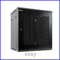 RackPath Wall Mount Server Cabinet Network Rack Enclosure, Quiet Cooling 12U RackPath Wall Mount Server Cabinet Network Rack Enclosure, Quiet Cooling 12U