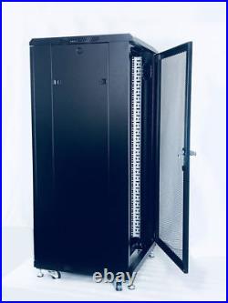 Raising Electrnics 27U Network Data Server Cabinet Enclosure 21 Deep Aluminum