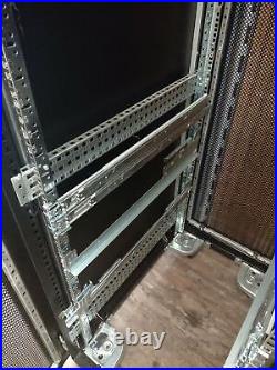 Rittal 42U 19 Network Server Rack Cabinet Rolling Enclosure