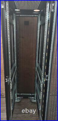 Rittal 42U 19 Network Server Rack Cabinet Rolling Enclosure
