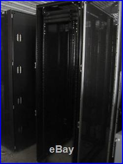 Rittal Server Network Cabinet Rack Mount Enclosure 47U with Locks and 1 Side Panel