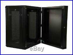 Rosewill RSWM-15U001 15U Wall Mount Rack Enclosure Server Cabinet, Hinged, 20.5