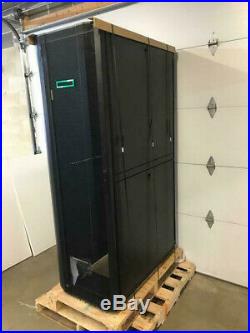 SEE PICTURES! HPE P9K07A G2 42U Server Rack Cabinet Enclosure 600mmx1075mm