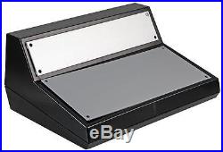 SLOPED CONSOLE BLACK 268X117.5X185MM Enclosures & 19 Cabinet Racks