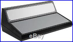 SLOPED CONSOLE BLACK 400X147X230MM Enclosures & 19 Cabinet Racks