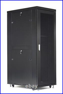 SYSRACKS42U Server Rack It Cabinet Network Enclosure/Vented Mesh Perforate Doors