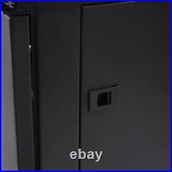 Server Data Cabinet Enclosure Rack Wall Mount Network Rack Glass Door Lock 15U