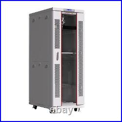 Server Rack 42U Enclosed 35-Inch Deep Cabinet Locking Networking Data Enclosure