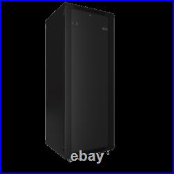 Server Rack Cabinet 22U 24 inch Depth Data Network Enclosure with Accessories