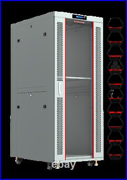 Server Rack Cabinet 42U 35Enclosure IT Network Data Light Grey