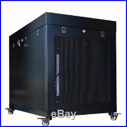 Server Rack Cabinet Enclosure Premium Series 15U 35 Depth. CDM