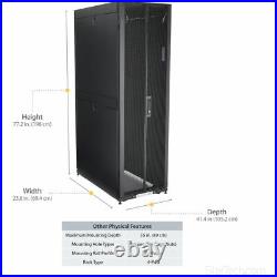 StarTech.com 42U Server Rack Cabinet 37 in. Deep Enclosure Network Cabinet