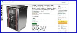 Sysracks 18U 24 Inch Deep Wall Mount It Server Rack Cabinet Enclosure