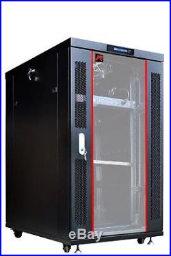 Sysracks 18U 32 (800mm) Depth Server It Data Network Rack Cabinet Enclosure Box