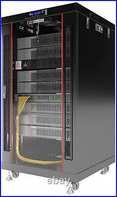 Sysracks 18U Server Rack Cabinet Premium Network Enclosure 24 Depth