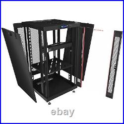 Sysracks 18U Server Rack Cabinet Premium Network Enclosure 24 Depth