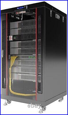 Sysracks 18U Server Rack Cabinet Premium Network Enclosure 35 Depth