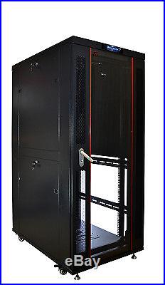 Sysracks 32U 35 Deep IT Free Standing Server Rack Cabinet Enclosure BONUS Free