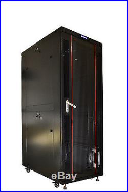 Sysracks 32U 35'' depth Free Standing Server Rack Cabinet It Enclosure Bonus