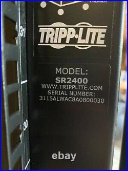 TRIPP LITE SR2400 42U RACK ENCLOSURE SERVER CABINET DOORS & SIDES Refurbished