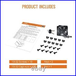 Tecmojo 6U Wall Mount Server Cabinet IT Network Rack Enclosure Lockable Door Tecmojo 6U Wall Mount Server Cabinet IT Network Rack Enclosure Lockable Door