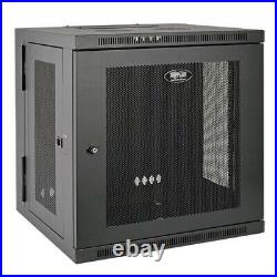 Tripp Lite 10U Wall Mountable Rack Enclosure Server Cabinet Black